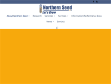 Tablet Screenshot of northernseedllc.com